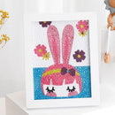 Pintura de diamante por números Kits para crianças unicórnio ,Coruja, alce cristal de strass ( Estimule  o lado artístico do seus filhos )
