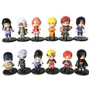 Naruto Anime Conjunto com 12 pçs