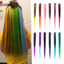 Extensão Clip-In peace e love , extensões  longas de cabelo coloridos