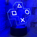 Lâmpada noturna 3D Gamer ( Vários temas)