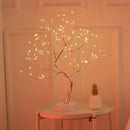 Arvore LED cobre fio luz noturna ( Arvore de natal moderna)