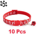 Conjunto com 10 coleiras para Pets de pequeno porte  (Seu pet estiloso com várias cores)