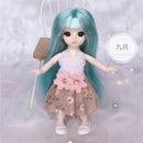 Mini Boneca BJD (Diversos modelos com articulações móveis e 16cm)