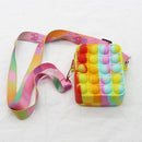 Bolsa infantil colorida,Pop up, temas unicórnio ,frutas( Bolsa anti stress)
