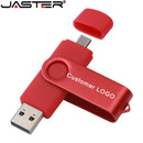Jaster alta velocidade usb flash drive otg pen drive 128 gb 64 gb usb stick 32 gb 256 gb pendrive