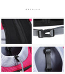 Mochila de passeio para pet com abertura frontal estilo canguru