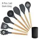Conjunto de utensílios de cozinha ,material silicone antiaderente e ecológico