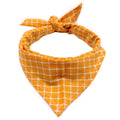 Bandana xadrez estilosa para cachorros pequenos e de médio porte