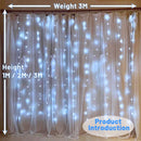 Cortina guirlanda de Led(Decoraçao natal ,aniversário, dia a dia , casamentos etc)