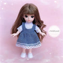 Mini Boneca BJD (Diversos modelos com articulações móveis e 16cm)