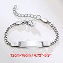 Pulseiras Vnox (Com Nome Do Bebê / Não Alérgico de Aço Inoxidável)