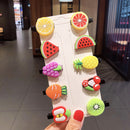 Conjunto de presilhas infantís para cabelos ( unicórnio, frutas, arco- iris... )