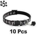 Conjunto com 10 coleiras para Pets de pequeno porte  (Seu pet estiloso com várias cores)