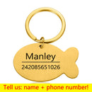 Pingente de Coleira personalizado de identificação caes e gatos(Deixe registrado o nome e seu telefone na coleira do seu pet)