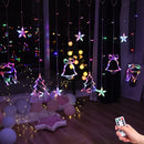 Luzes de corda de sinos para decoração de natal ( Sua casa aconchegante com toda família reunida)