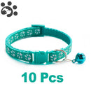 Conjunto com 10 coleiras para Pets de pequeno porte  (Seu pet estiloso com várias cores)
