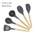 Conjunto de utensílios de cozinha ,material silicone antiaderente e ecológico