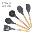 Conjunto de utensílios de cozinha ,material silicone antiaderente e ecológico