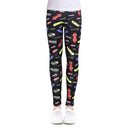 Leggings infantis divertidas(4 a 13anos)