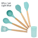 Conjunto de utensílios de cozinha ,material silicone antiaderente e ecológico