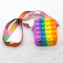 Bolsa infantil colorida,Pop up, temas unicórnio ,frutas( Bolsa anti stress)