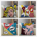 Fronha quadrada personalizada Musife pop art(Fronha com ziper 35 * 35,40 * 40,45 * 45)