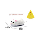 Brinquedos de simulação de rato, para gatos espertos (Controle remoto eletrônico sem fio de pelúcia)