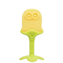 Mordedor de bebê 2 em 1 / Banana Anel de dentição de silicone para cuidados dentários(Escova de dentes para cuidados dentários do baby )