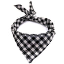 Bandana xadrez estilosa para cachorros pequenos e de médio porte