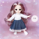Mini Boneca BJD (Diversos modelos com articulações móveis e 16cm)