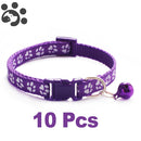 Conjunto com 10 coleiras para Pets de pequeno porte  (Seu pet estiloso com várias cores)