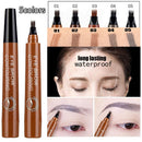 Caneta de sobrancelha microblading ponta de garfo à prova d 'água (Potencialize seu olhar)