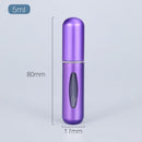 Acessório de metal. mini spray para guardar perfumes ideal para viagens e passeios.