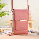 Bolsas femininas carteiras de couro macio com tela de toque(Bolsa criativa, auxilia na prevenção de roubos)