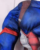 Fantasia de Super-herói Cosplay com Máscara( Homem de ferro, Capitao america, Homem aranha)