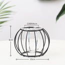 Suporte para flores simples nórdico com moldura de ferro (Vaso para decoração simples)