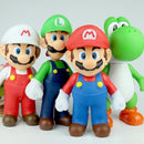 Bonecos colecionáveis Mario Bros, Luigi, Yoshi Donkey Kong