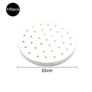 Papéis antiaderentes para Air Fryer de celulose perfurado (100Pc )