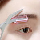 Tesoura aparadora de sobrancelha com pente ( Remoção de pêlos faciais )