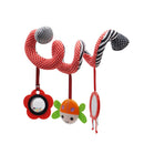 Chocalho infantil espiral versátil (Animais fofos, para  berço e carrinho de bebê ( 0 a 18 meses )