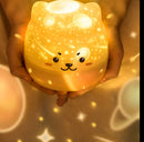 Luminária projetor de estrelas com opção músical (Crie  um ambiente fantasioso para que seu filho durma sozinho)