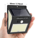 LED luz solar lâmpada solar externa com sensor de movimento(Mais economia e mais segurança)