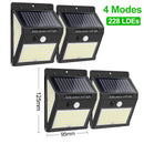 LED luz solar lâmpada solar externa com sensor de movimento(Mais economia e mais segurança)