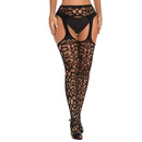 Meia-calça sobre o joelho, feminina super sexy com top macio na coxa e meia-conexa ( Tamanho único)