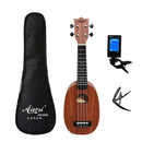 Ukulele mogno Soprano instrumento musical (Ukelelê profissonal)