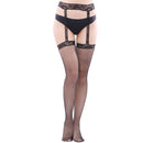 Meia-calça sobre o joelho, feminina super sexy com top macio na coxa e meia-conexa ( Tamanho único)