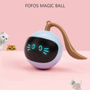 Brinquedo para gatos interativo,Bola Speed cat (LED colorido, bola auto-giratória inteligente)