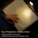 Clip Iluminy, luz  portátil para livros ,recarregável led usb, com brilho ajustável