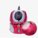 Mochila de passeio para pet com abertura frontal estilo canguru