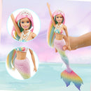 Boneca Barbie Sereia colorida, Mini sereias, kit de Barbie + roupa (Vários modelos)